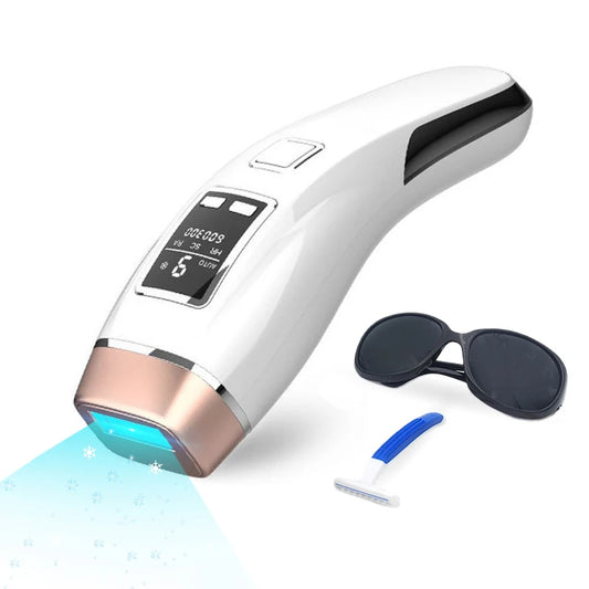 Cooling IPL Hair Removal 4In1 HR/RA/ SC 999900 Flashes Auto Operation Permanent Painless Handhold Bikini Trimmer Home Used for Women Men Epilator